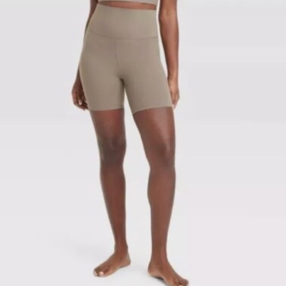 All in Motion Women's Taupe Bike Shorts